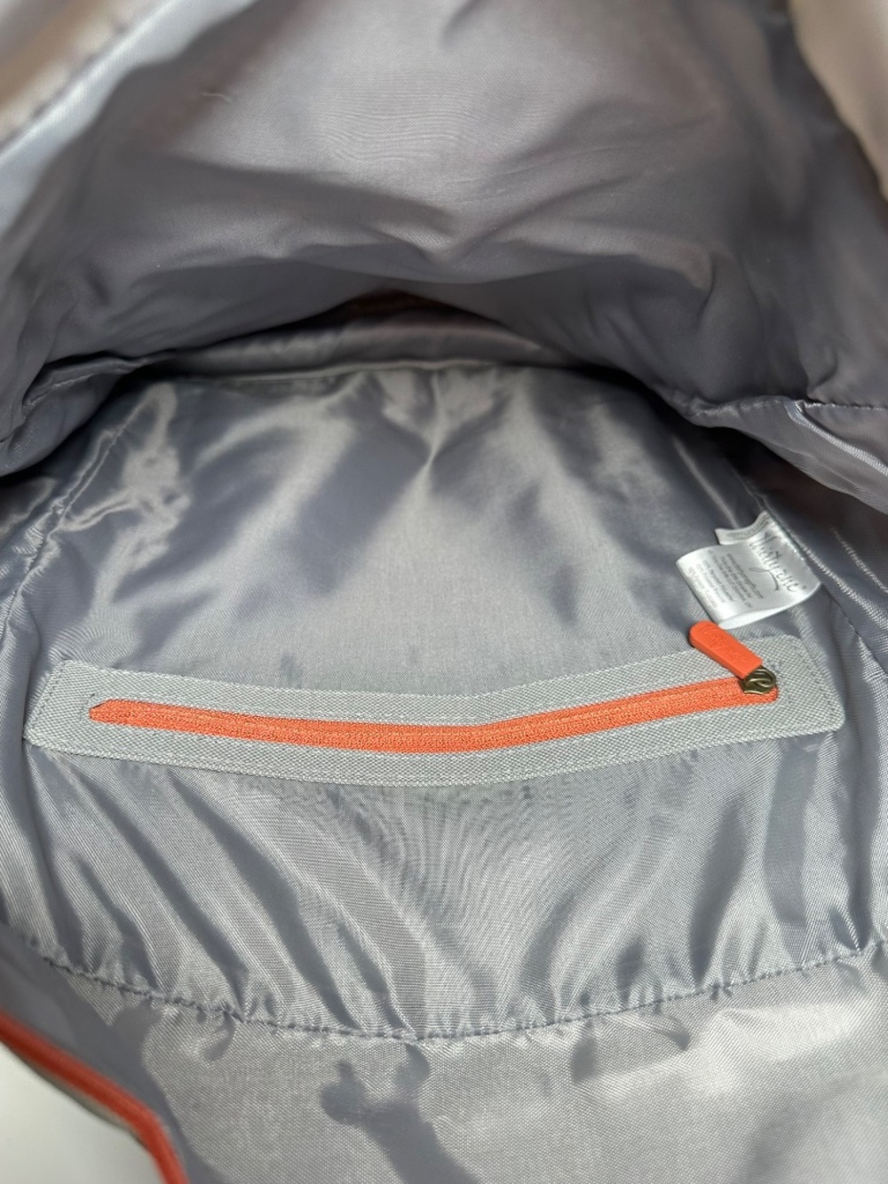 Thirty-One Day Away Backpack Whisper Grey Colorblock | Large Travel Diaper Bag - Picture 4 of 6